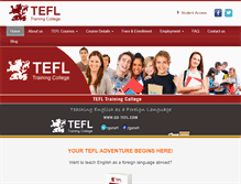 Tablet Screenshot of go-tefl.com